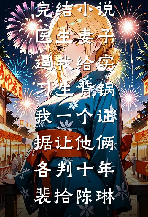 医生妻子逼我给实习生背锅，我一个证据让他俩各判十年(裴拾陈琳)全文免费小说_好看的完结小说医生妻子逼我给实习生背锅，我一个证据让他俩各判十年(裴拾陈琳)