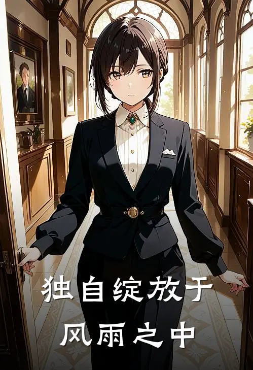 独自绽放于风雨之中