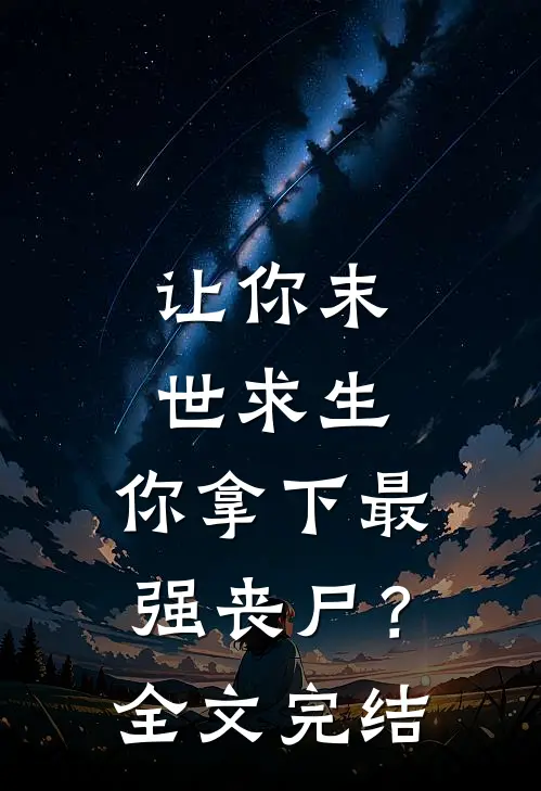 让你末世求生,你拿下最强丧尸?全文完结免费阅读